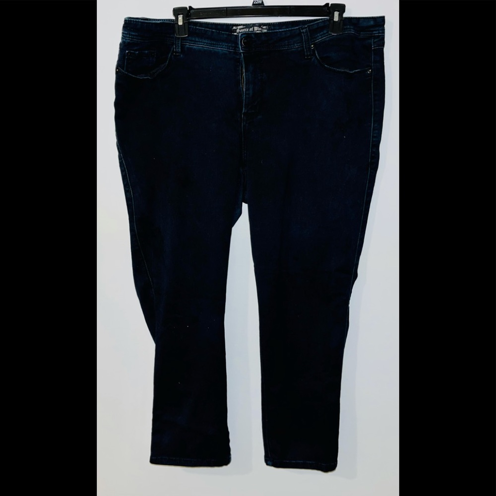 Source of Wisdom Black Skinny Jeans a size 24
